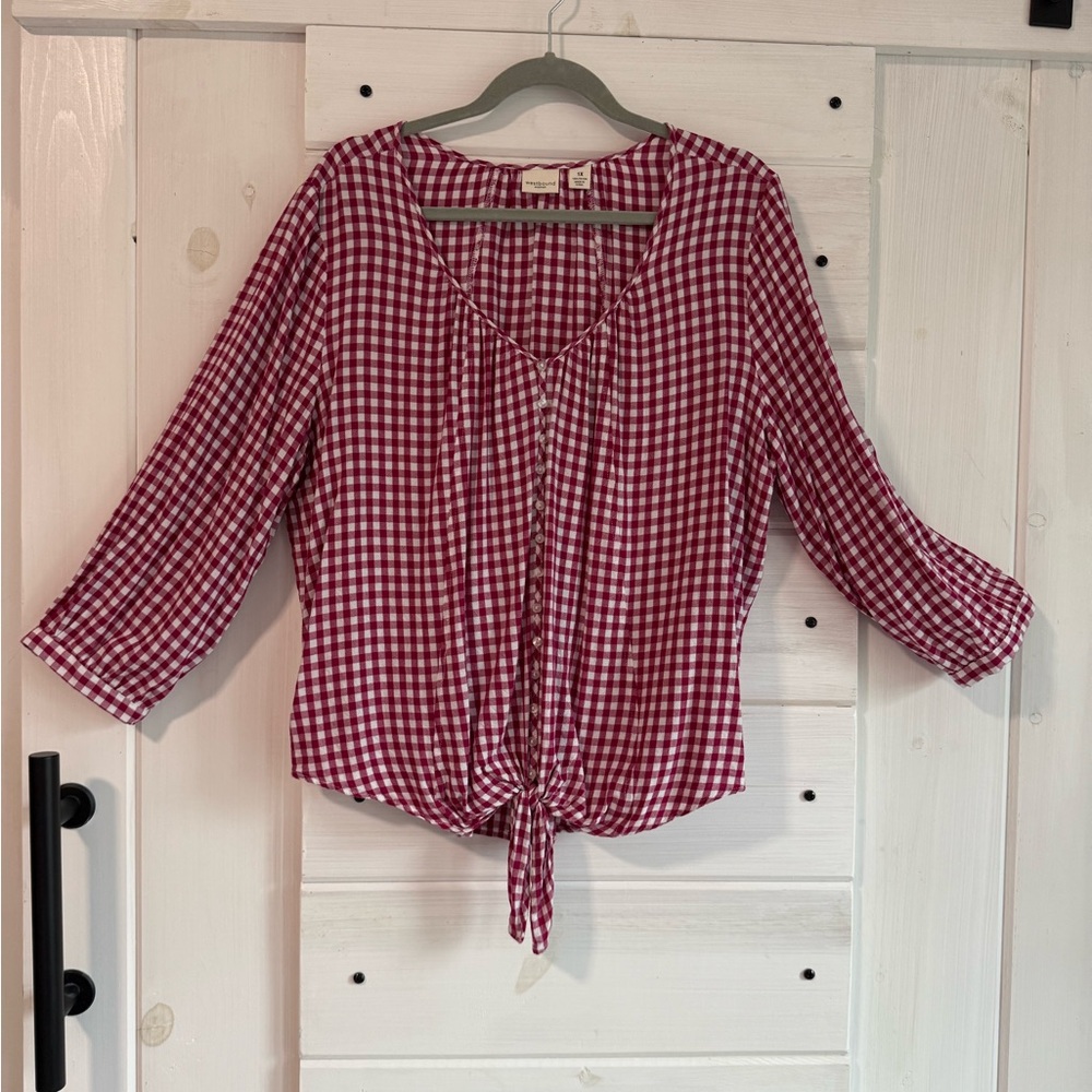 Westbound Tie-Front Blouse